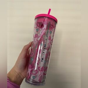 Starbucks Plastic Lovely Monkey Roller Rabbit Tumbler 24 oz